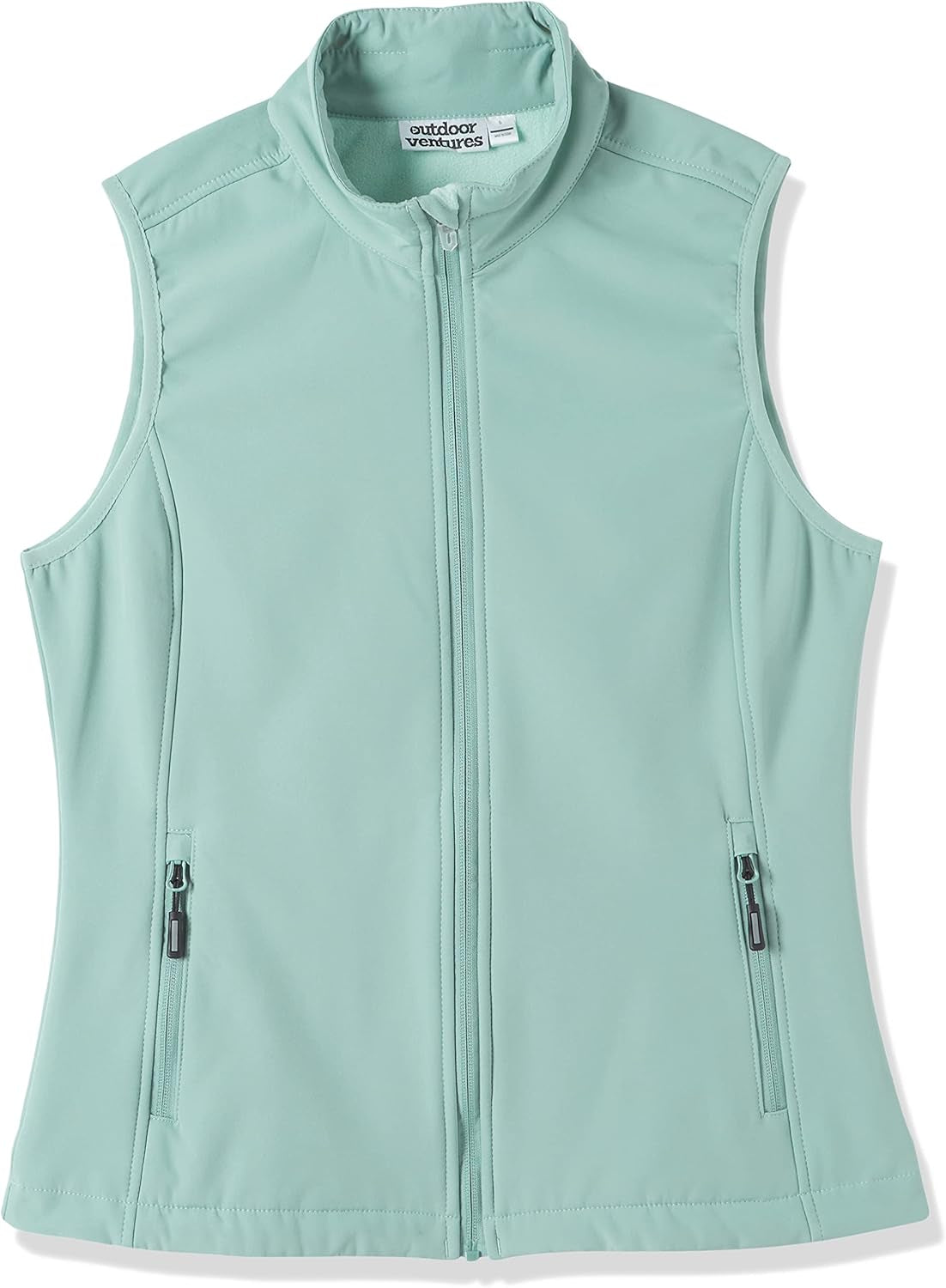 Women'S Lightweight Softshell Vest Windproof Fleece Lined Zip up Sleeveless Jacket for Running Hiking Golf