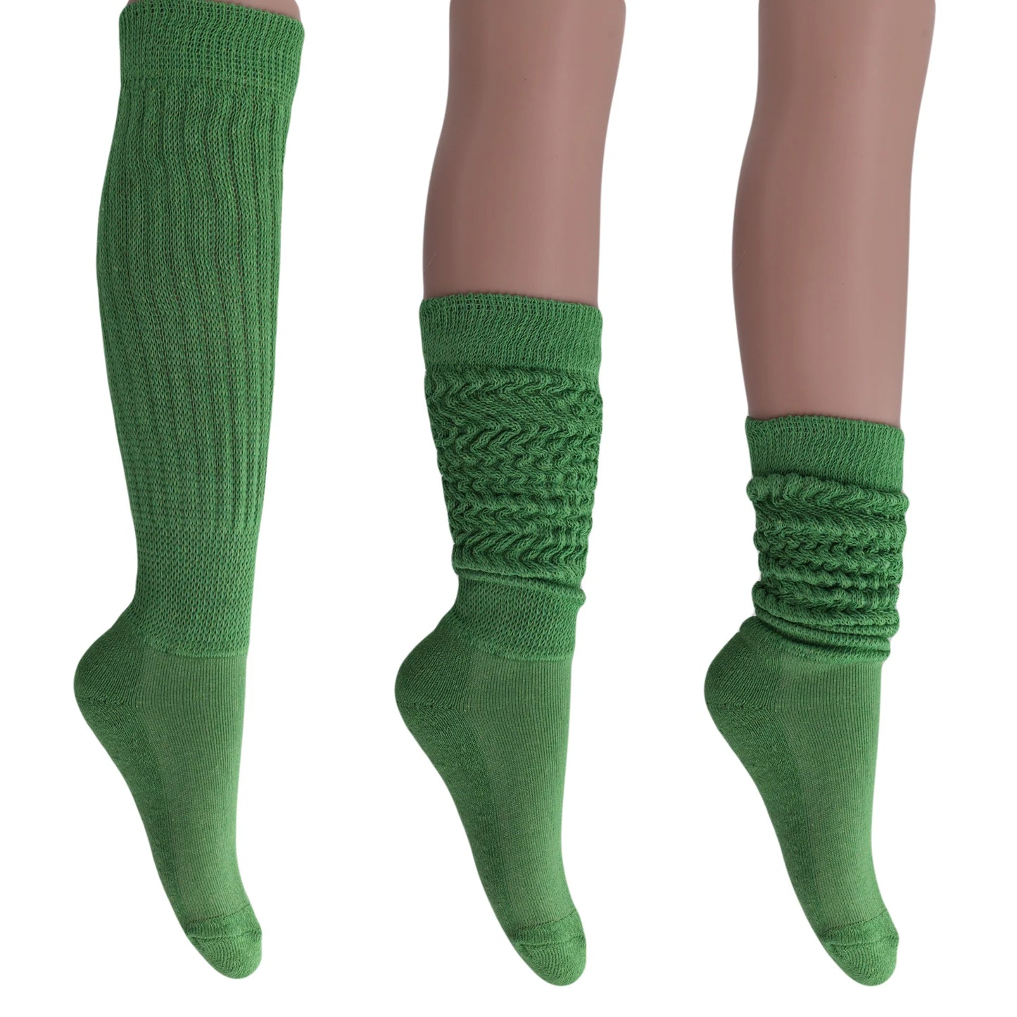 Women'S Extra Long Slouch Socks – Thick Cotton Retro Scrunch Socks for Boots & Lounging, 1 Pair