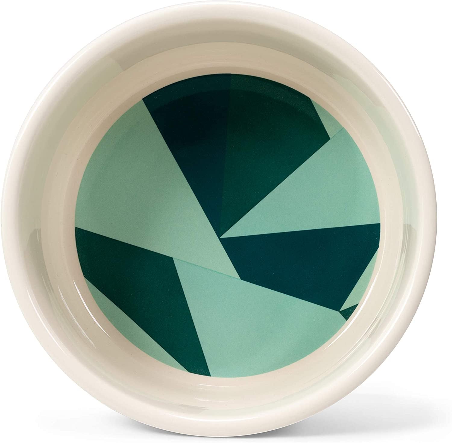 Now House for Pets by  Green "Chroma" Duo Bowl, Small | Dishwasher Safe, Easy to Clean Dog Bowl with Anti-Skid Lid | Dual Functionality Bowl for Dogs for Storage or Travel