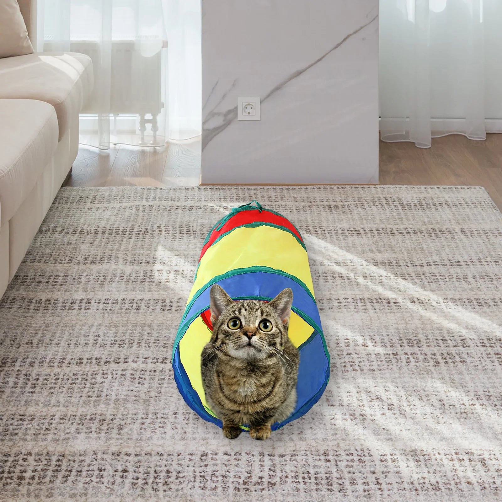 Cat Tunnel,Interactive Cat Toy,Cat Tunnels for Indoor