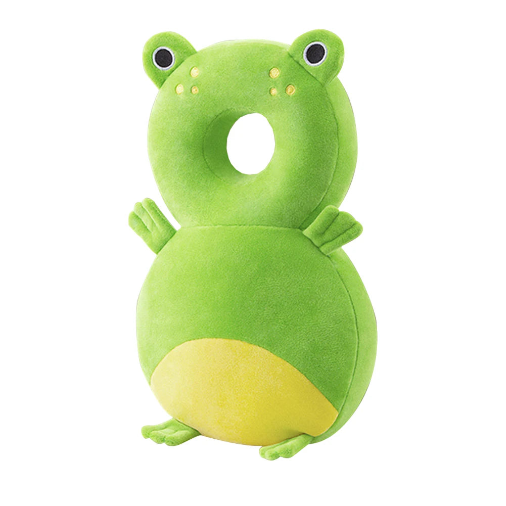 Stuffing Animal Shape Baby Back Protection Pillow Backpack Toddlers Head Protection Pillow Anti-Fall for Baby Walking & Crawling
